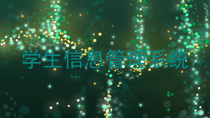 学生信息管理系统