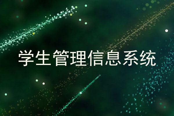 学生管理信息系统