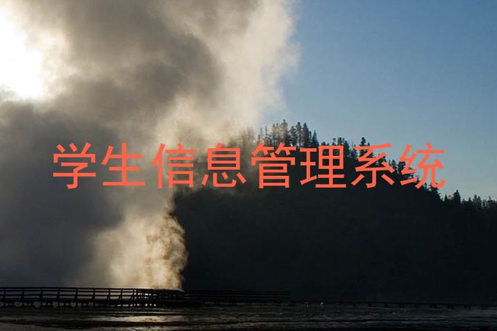 学生信息管理系统