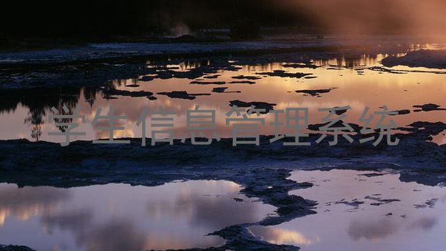 学生信息管理系统