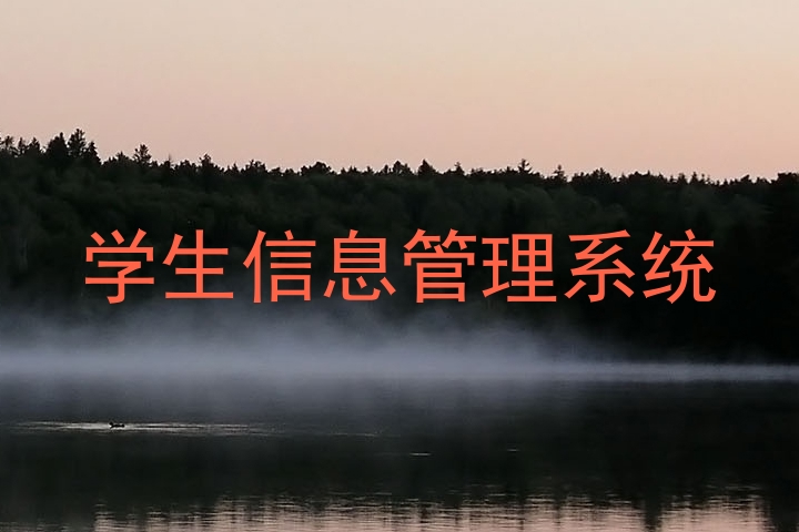 学生信息管理系统