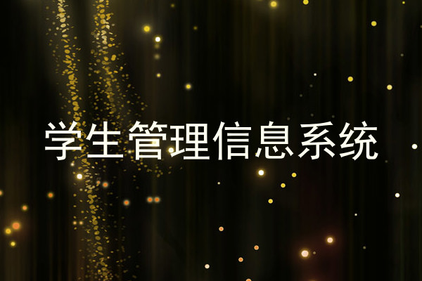 学生管理信息系统