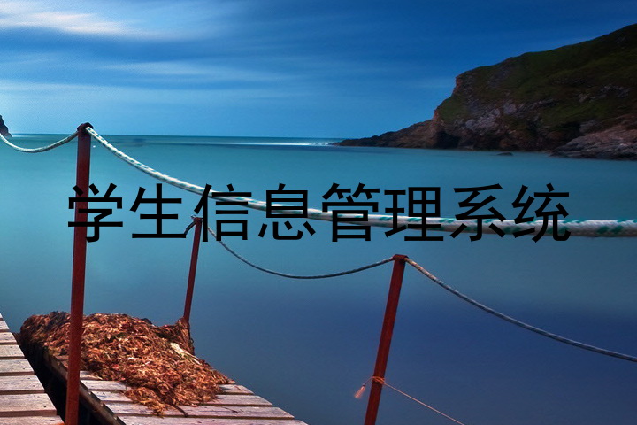 学生信息管理系统