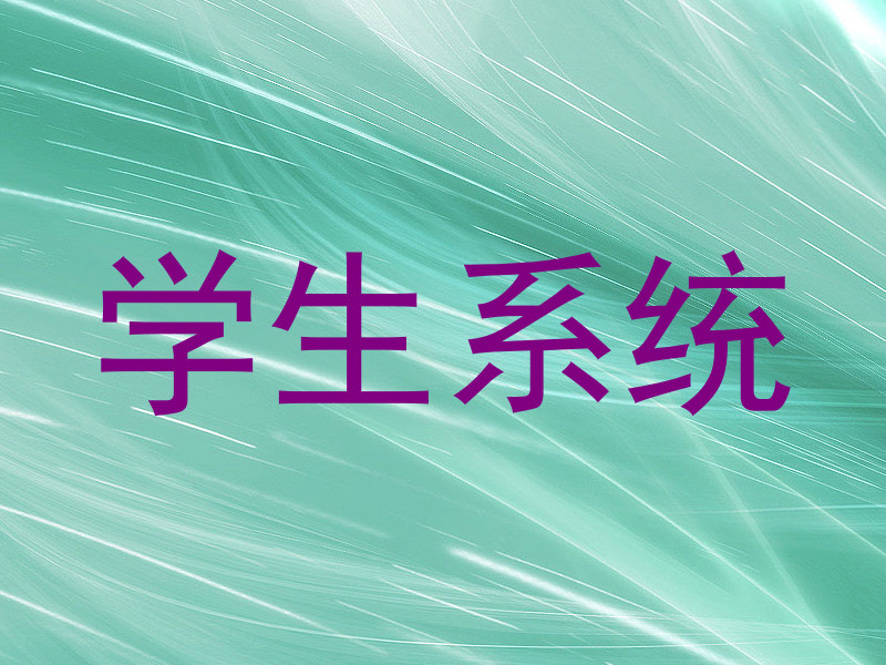 学生系统