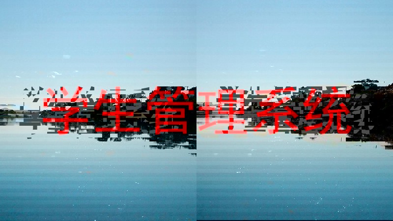 学生管理系统