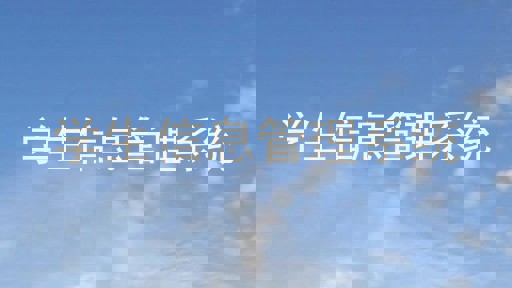 学生信息管理系统