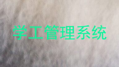 学工管理系统