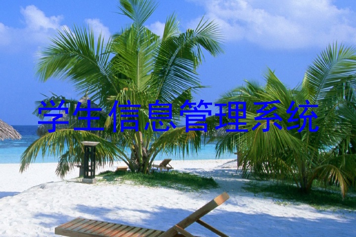 学生信息管理系统