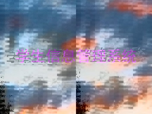 学生信息管理系统