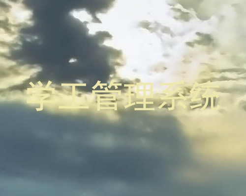 学工管理系统