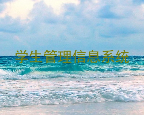 学生管理信息系统