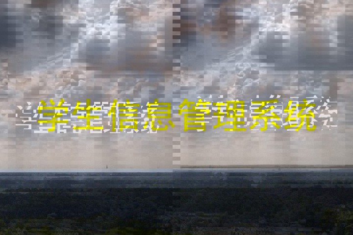 学生信息管理系统