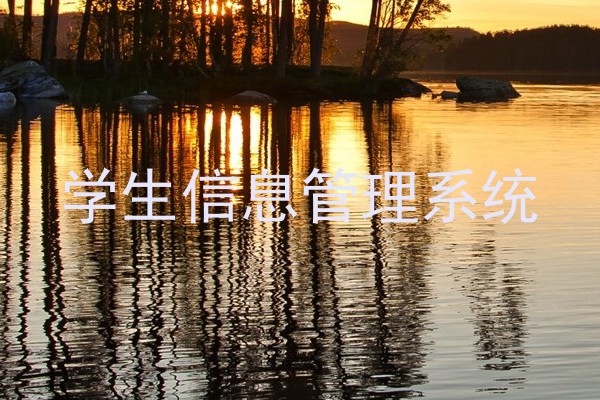 学生信息管理系统