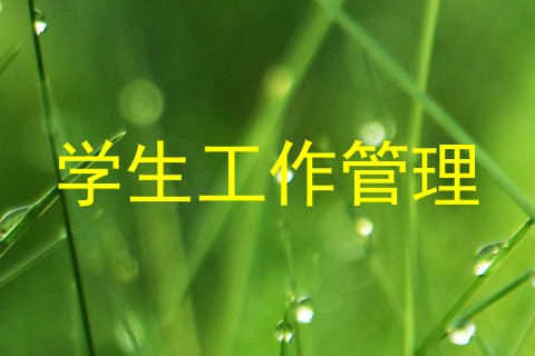学生工作管理