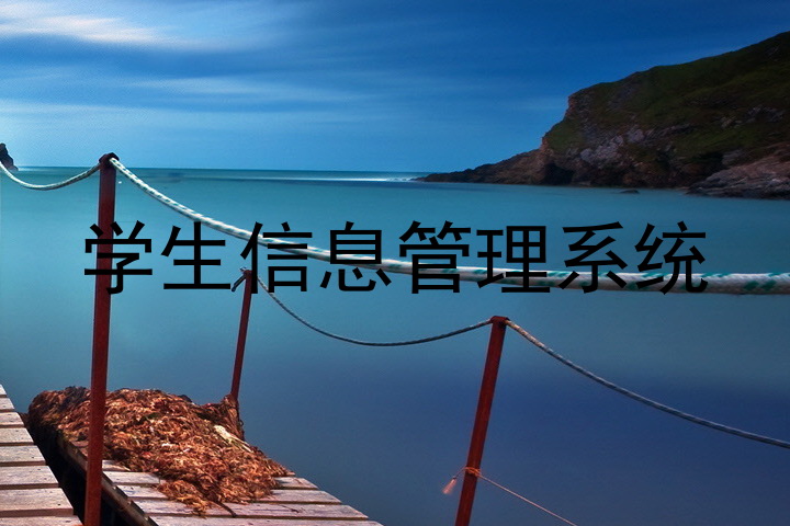 学生信息管理系统