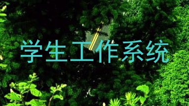 学生工作系统