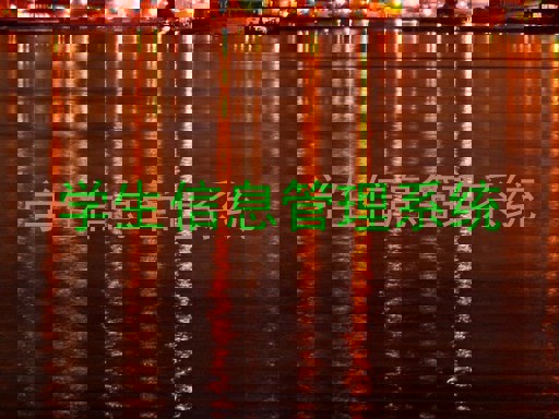 学生信息管理系统