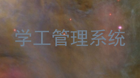 学工管理系统