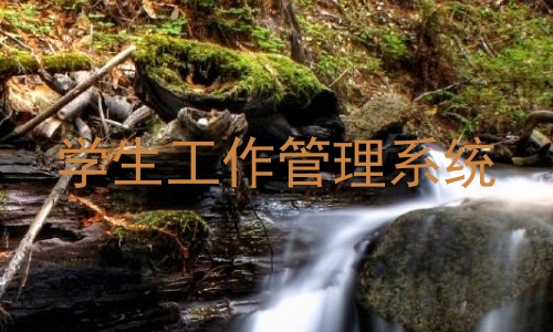 学生工作管理系统