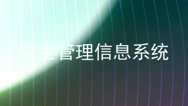 学生管理信息系统