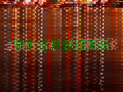 学生信息管理系统