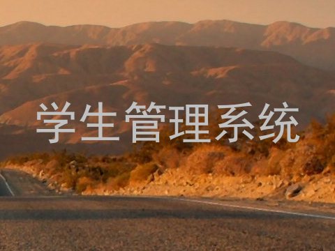 学生管理系统