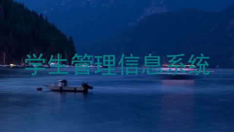 学生管理信息系统