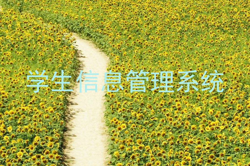 学生信息管理系统