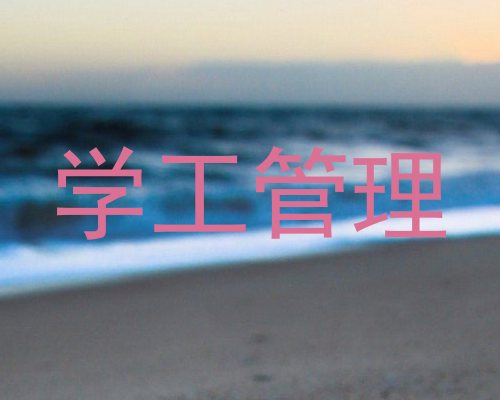 学工管理