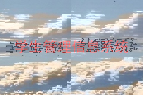 学生管理信息系统