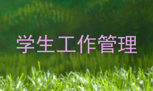 学生工作管理