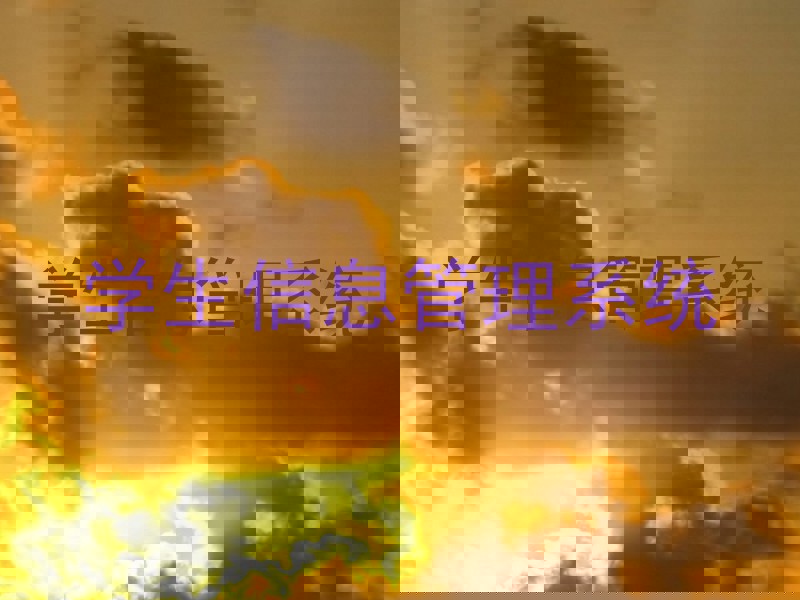 学生管理系统