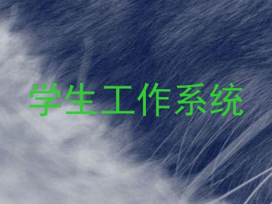 学生工作系统