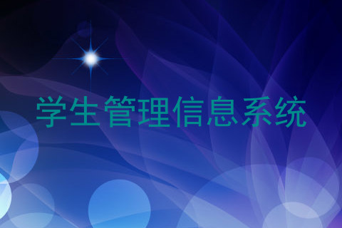 学生管理信息系统