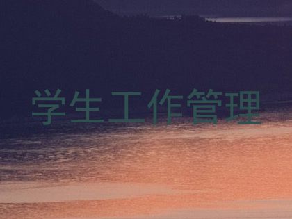学生工作管理