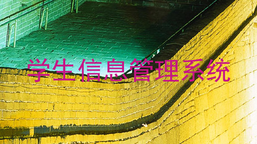 学生信息管理系统