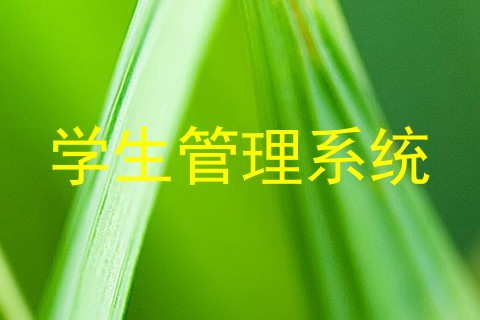 学生管理系统