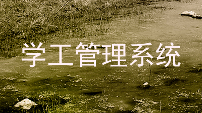 学工管理系统