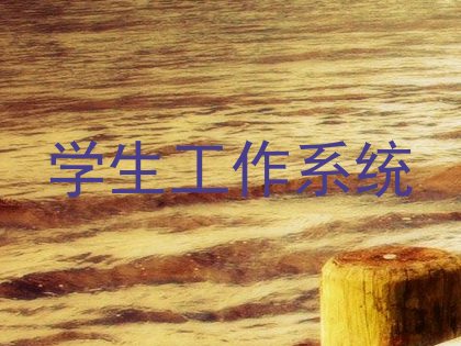 学生工作系统