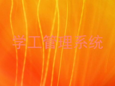 学工管理系统