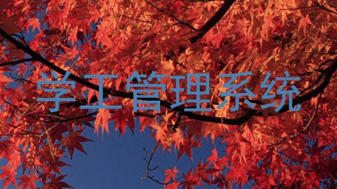 学工管理系统
