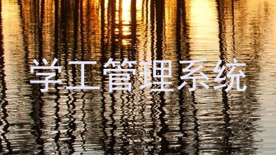 学工管理系统