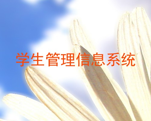 学生管理信息系统