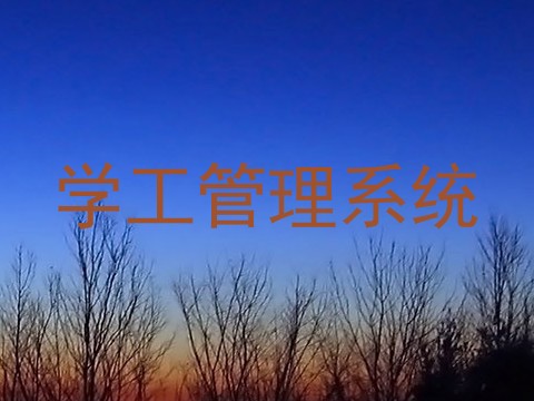 学工管理系统