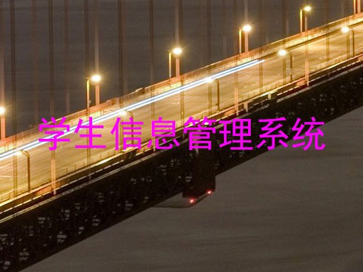 学生信息管理系统