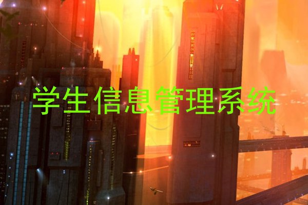 学生信息管理系统