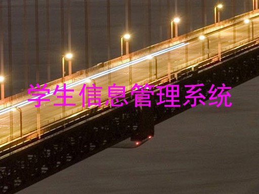 学生信息管理系统