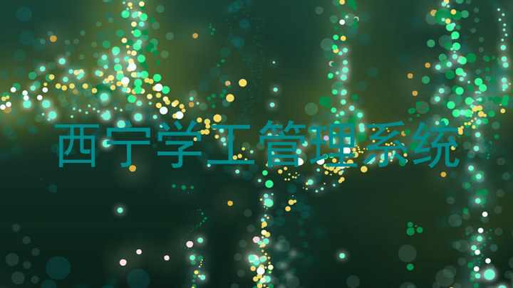 西宁学工管理系统