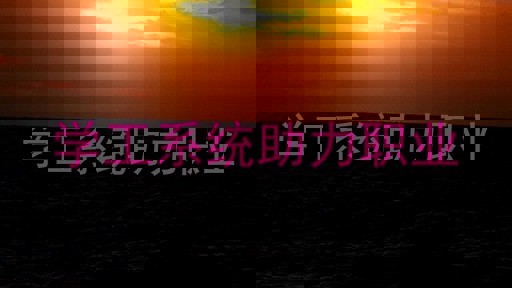 学工系统助力职业