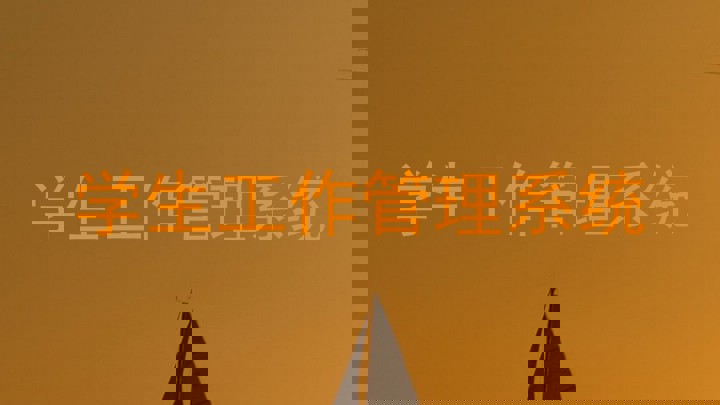 学生工作管理系统